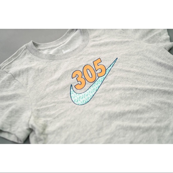 COPY - NEW Nike 305 Miami Gray Short Sleeve Tee T-Shirt - Picture 2 of 7
